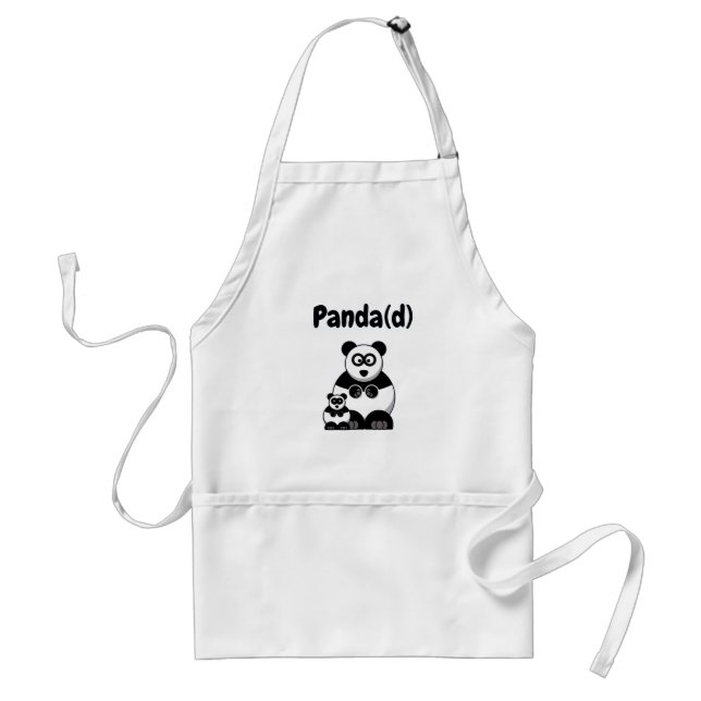 Pandad Panda Dad Funny Father's Day Gift Ideas Standard Apron (Front)