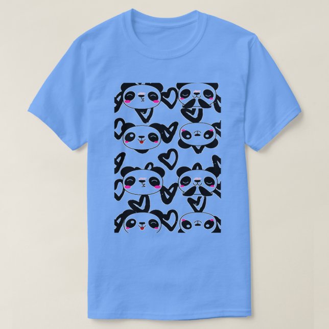 Pandamic Faces T-Shirt (Design Front)