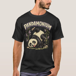“Pandamonium” Playful Panda design T-Shirt