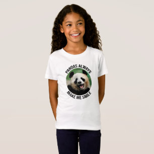Pandas Always Make Me Smile T-Shirt