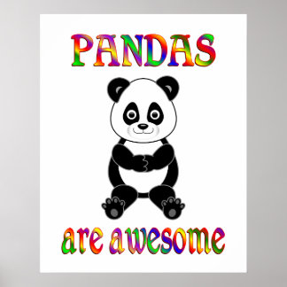 Pandas are Awesome Poster