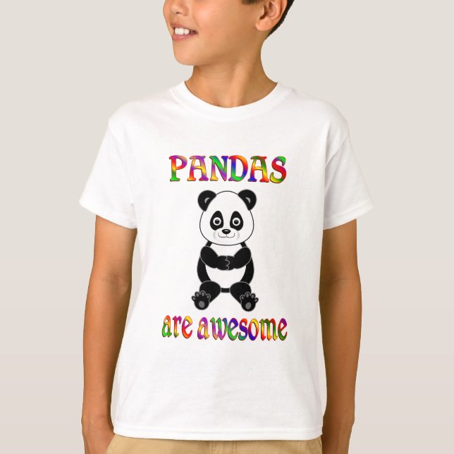 Pandas are Awesome T-Shirt (Front)