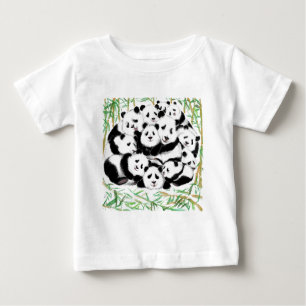 Pandas Baby T-Shirt Family Panda