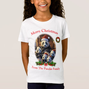 Pandas Christmas T-Shirt