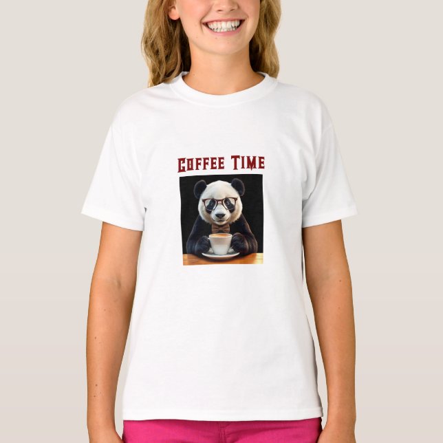 Panda's Coffee Break T-Shirt (Front)
