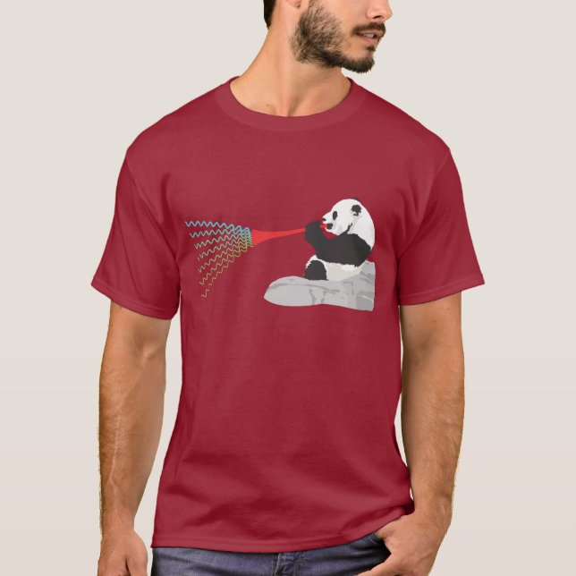 Pandas Dig Vuvuzelas T-Shirt (Front)