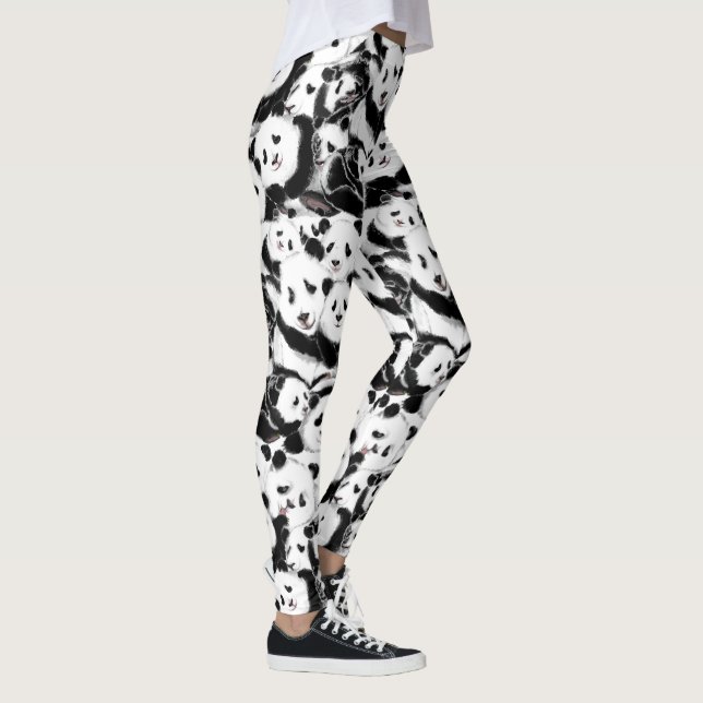 Pandas Family Leggings Hugs - Fun (Right)