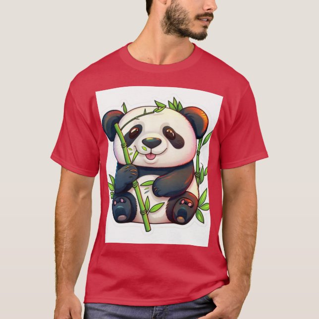 Panda's Favourite Snack T-Shirt (Front)