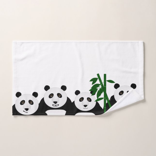 Pandas Hand Towel (Hand Towel)
