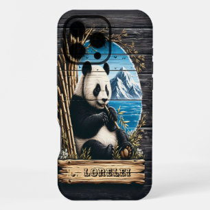 Panda's Mountain Retreat: Bamboo Repast iPhone 16 Pro Max Case
