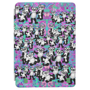 Pandas on purple iPad air cover