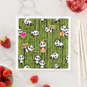 Panda's Pattern 2 Napkin
