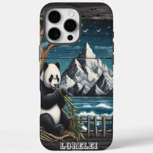 Panda's Treetop Hideaway: Bamboo Indulgence iPhone 16 Pro Max Case