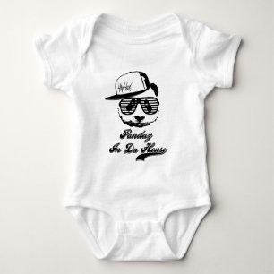 Pandaz In Da House. Ghetto panda Baby Bodysuit