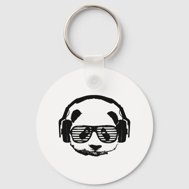 Pandaz In Da House Key Ring (Front)