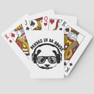 Pandaz In Da House Playing Cards