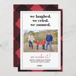 Pandemic Christmas Card, Zoom Christmas Card