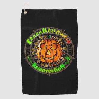Pandemic Halloween Golf Towel