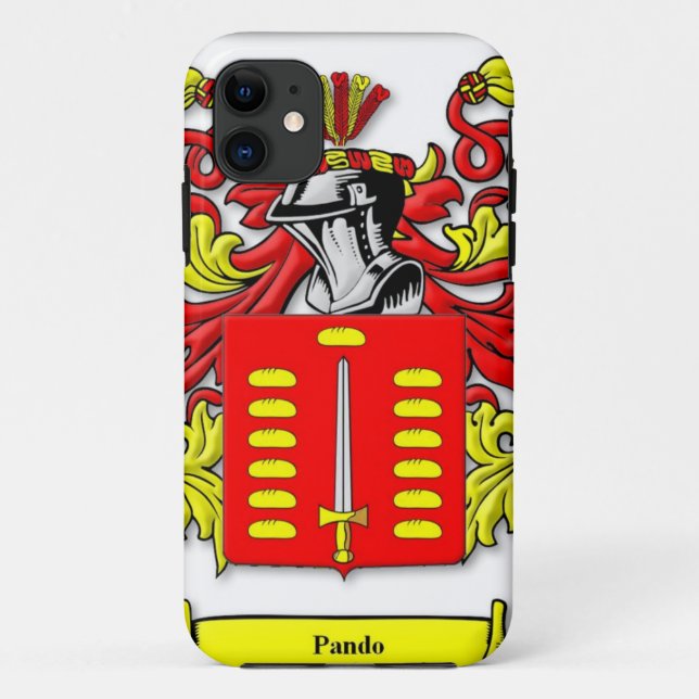 Pando Coat of Arms Case-Mate iPhone Case (Back)