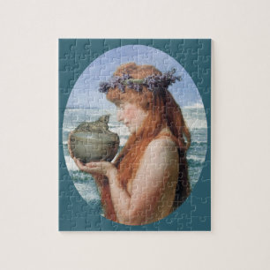 Pandora by Alma Tadema, Vintage Romanticism Jigsaw Puzzle