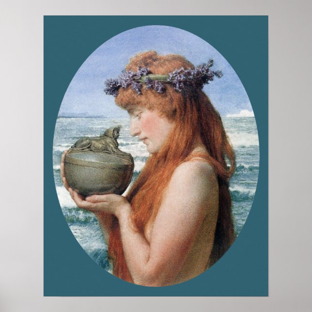 Pandora by Sir Lawrence Alma-Tadema Poster (Front)