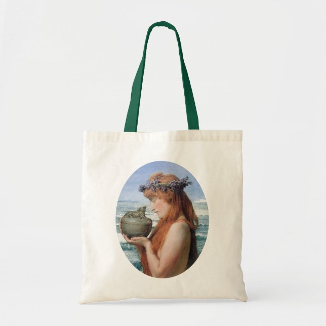 Pandora by Sir Lawrence Alma-Tadema Tote Bag (Front)