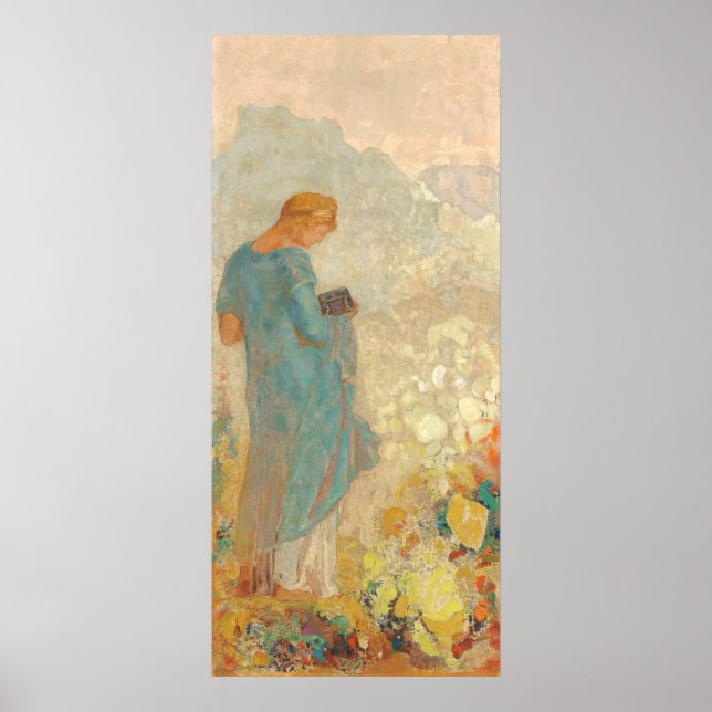 Pandora - Odilon Redon Fine Art Poster (Front)