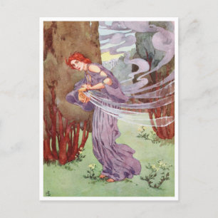 Pandora Opens the Box by Helen Stratton Postcard