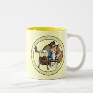pandorasboxbuttongold, Your Gamertag! Two-Tone Coffee Mug