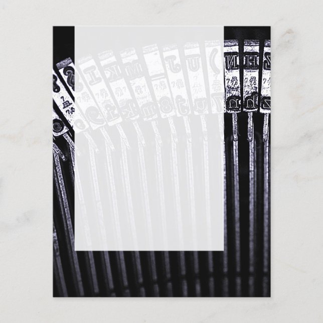 Panel 023 - Typewriter Flyer (Front)