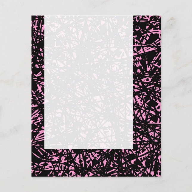 Panel 072 - Abstract Lines - Pink Flyer (Front)