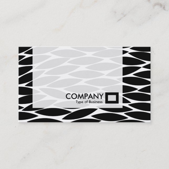 Panel - Abstract Leaves Business Card (Front)