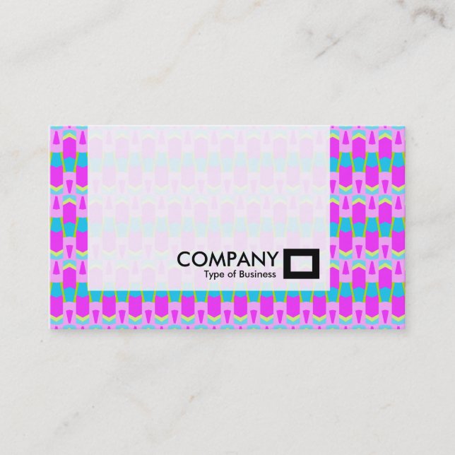 Panel - Colourful Geometric Business Card (Front)