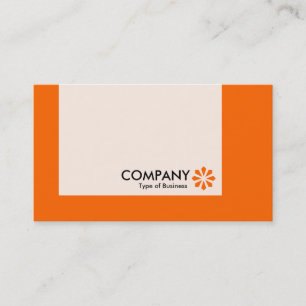 Panel - Colours - Art Deco - Orange Business Card