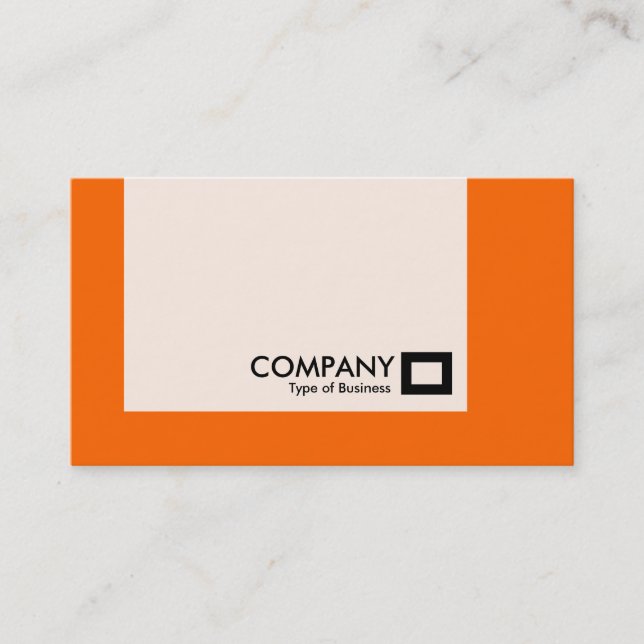 Panel - Colours - Orange Business Card (Front)