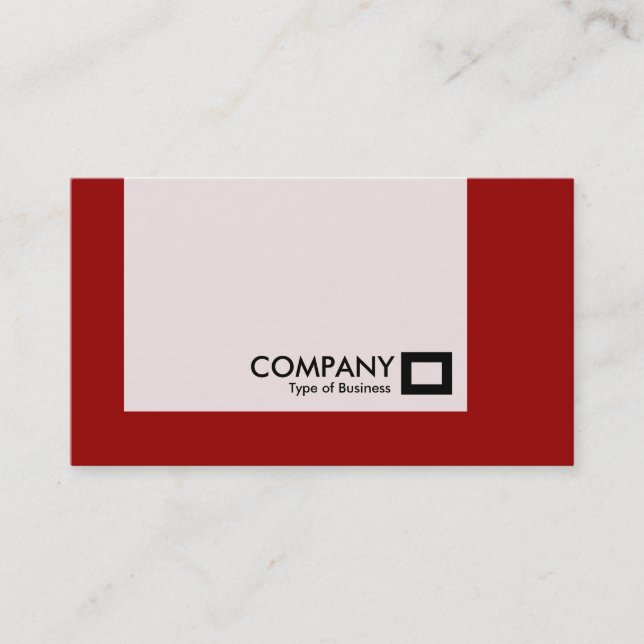 Panel - Colours - Ruby Red Business Card (Front)