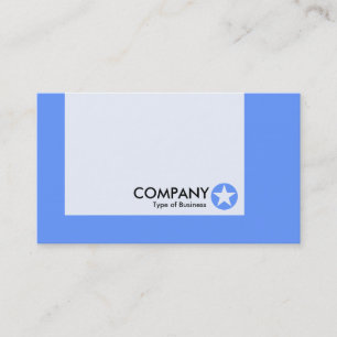 Panel - Colours - Star - Baby Blue Business Card