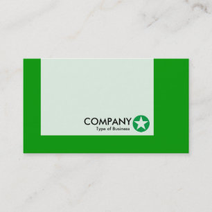 Panel - Colours - Star - Grass Green Business Card