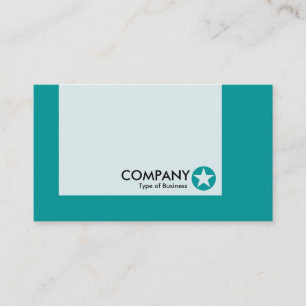 Panel - Colours - Star - Teal Business Card