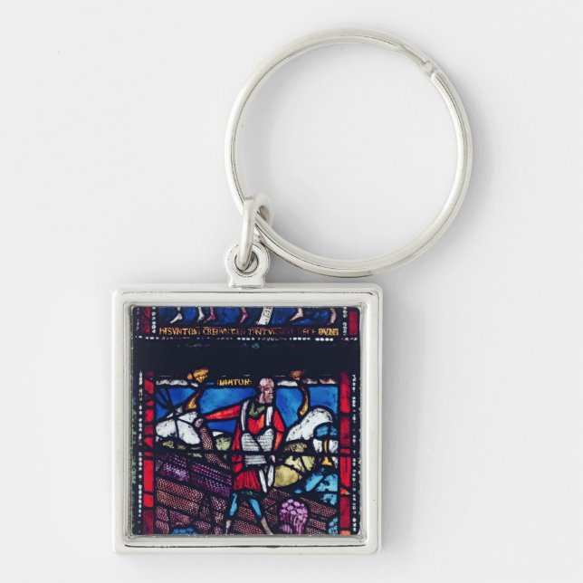 Panel depicting the Parable of the Sower Key Ring (Front)