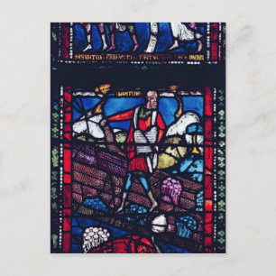 Panel depicting the Parable of the Sower Postcard