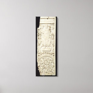 Panel from the Diptych of Consul Areobindus Canvas Print
