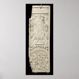 Panel from the Diptych of Consul Areobindus Poster