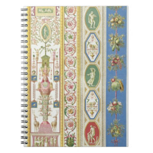 Panel from the Raphael Loggia at the Vatican, engr Notebook