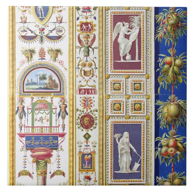 Panel from the Raphael Loggia at the Vatican, from Tile (Front)