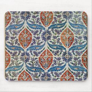 Panel of Isnik earthenware tiles Mouse Pad