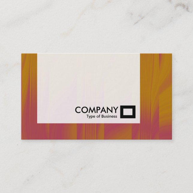 Panel - Orange and Crimson Glass Business Card (Front)