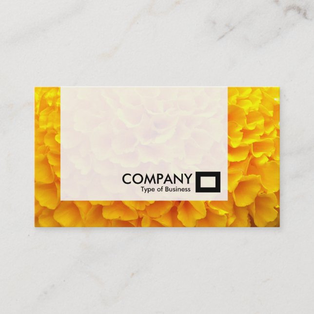 Panel - Orange Chrysanthemum Business Card (Front)