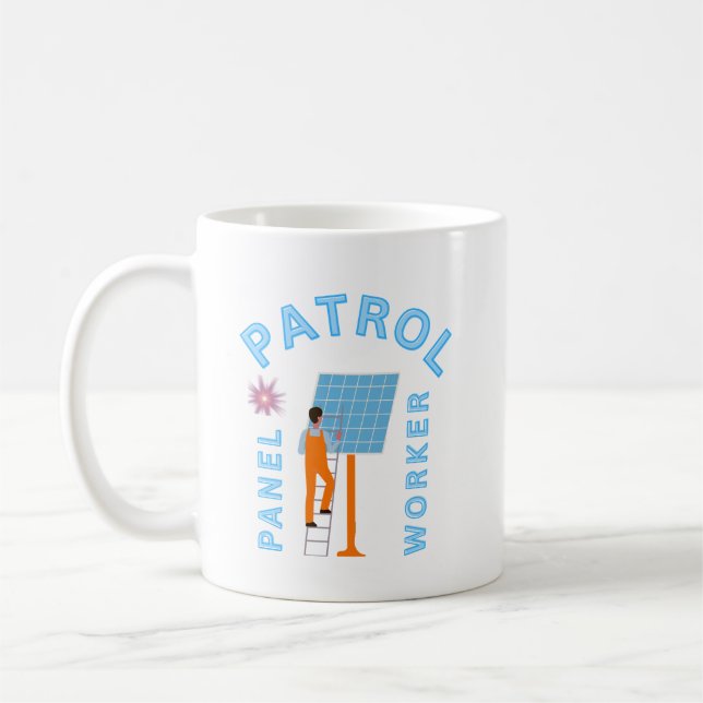 Panel Patrol Worker Coffee Mug (Left)