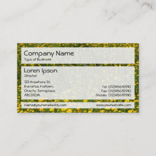 Panels 02 - Bed of Yellow Daisies Business Card